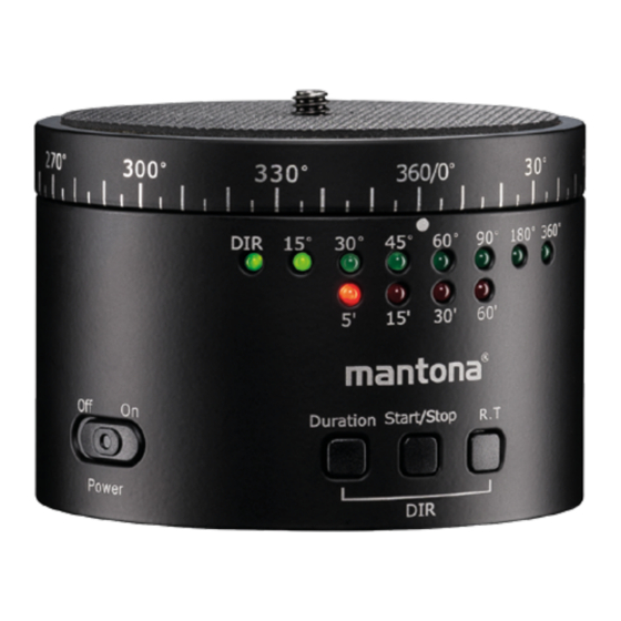 mantona Turnaround 360 Gebrauchsanleitung