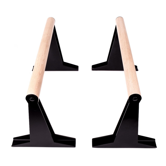 Pullup & Dip Wooden parallettes low Benutzerhandbuch