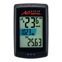 Cateye Cycling Air GPS CC-GPS100 Bedienungsanleitung