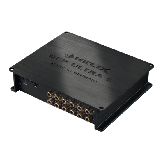 HELIX DSP ULTRA S Bedienungsanleitung