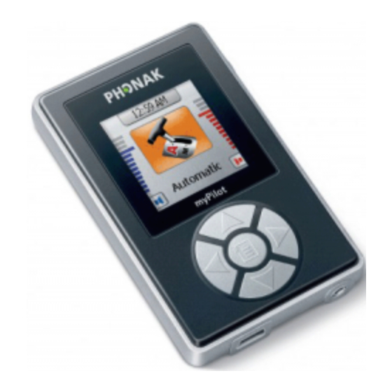 Phonak myPilot Kurzanleitung
