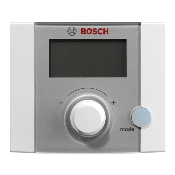 Bosch FR 10 Installations- Und Bedienungsanleitung