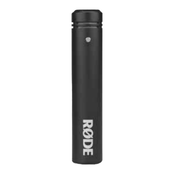 RODE Microphones M5 Bedienungsanleitung