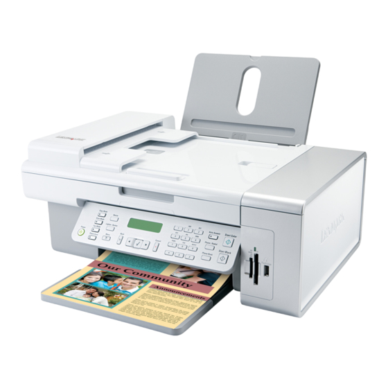 Lexmark X5400 Benutzerhandbuch