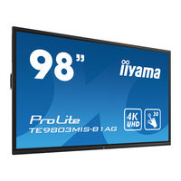 iiyama ProLite TE9803MIS-B1AG Bedienungsanleitung