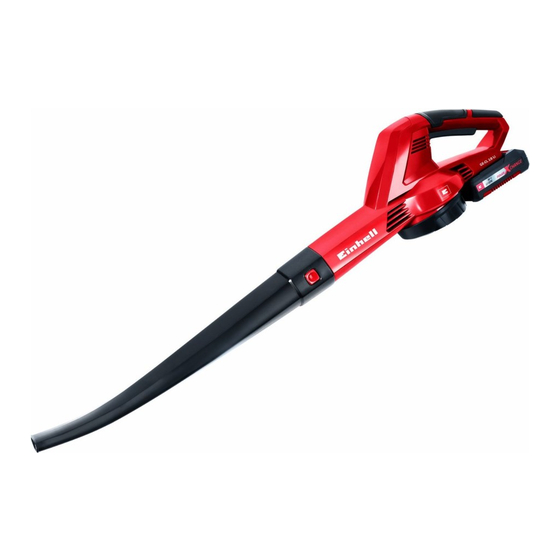 EINHELL GE-CL 18 Li Originalbetriebsanleitung