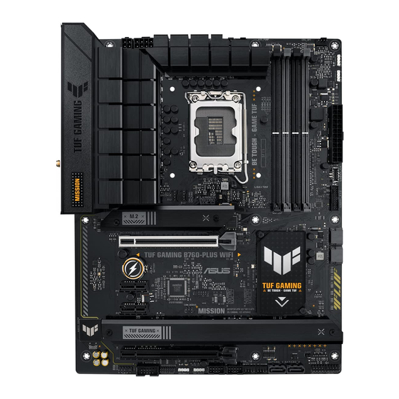 Asus TUF GAMING B760-PLUS WIFI Bedienungsanleitung