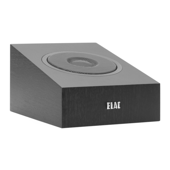 ELAC Debut 2.0 Bedienungsanleitung