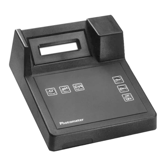 Lovibond Photometer PC 02 Handbücher
