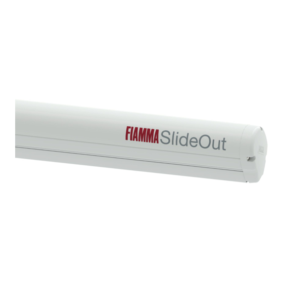 Fiamma SlideOut 170 Montage- Und Gebrauchsanleitung
