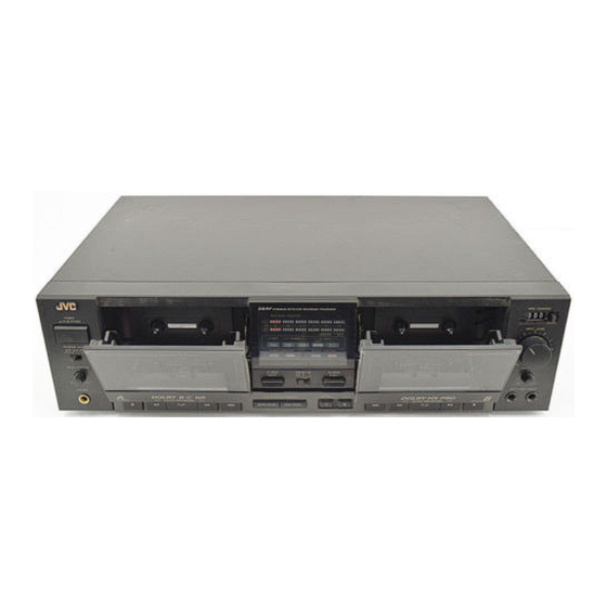 JVC TD-W304 Bedienungsanleitung
