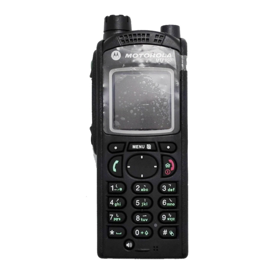 Motorola MTP850 Bedienungsanleitung