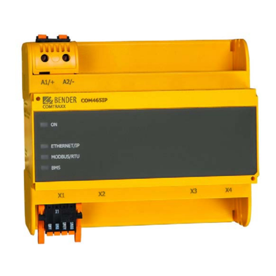Bender COMTRAXX COM465IP Handbuch
