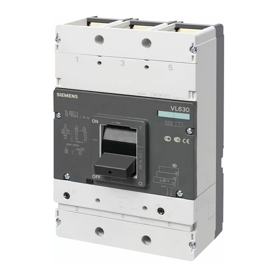 Siemens VL630 Betriebsanleitung