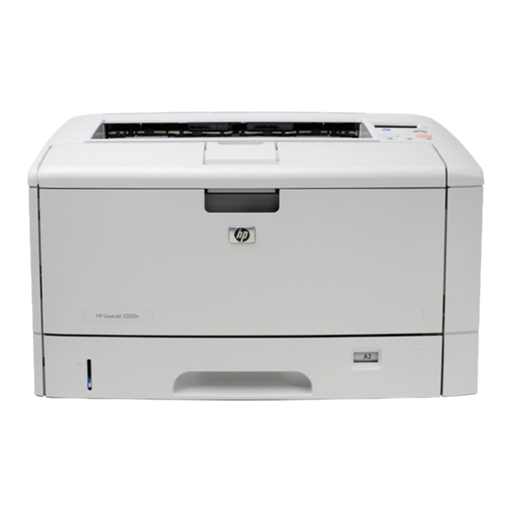 HP LaserJet 5200-Serie Leitfaden Zur Inbetriebnahme