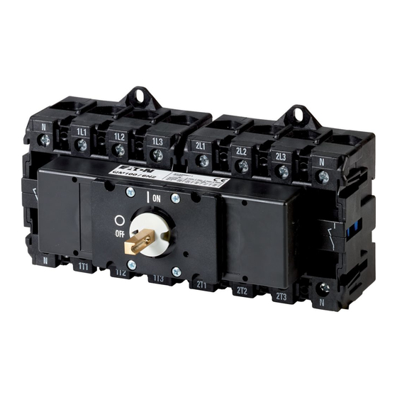 Eaton QM40-Serie QM63-Serie Montageanweisung