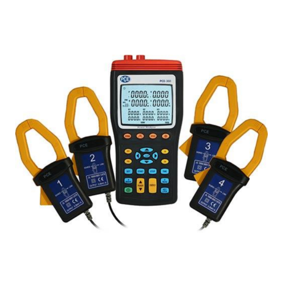 PCE Instruments PCE-360 Bedienungsanleitung