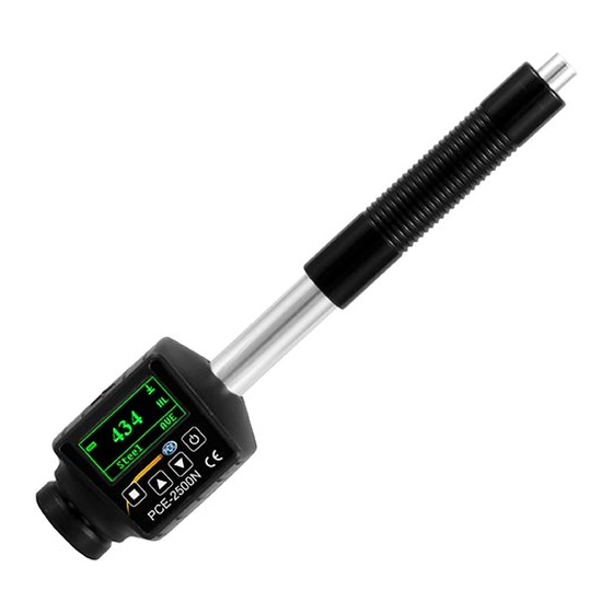 PCE Instruments 2500N Bedienungsanleitung