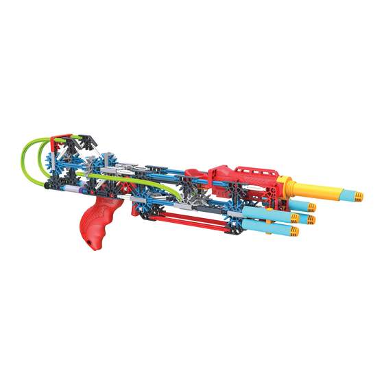 k'nex K FORCE BUILD AND BLAST K-20X Bedienungsanleitung