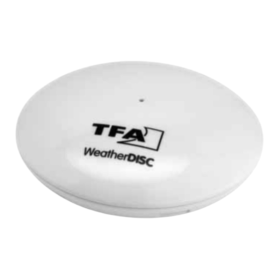 TFA 30.5037Weather-Disc Bedienungsanleitung