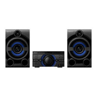 Sony MHC-M20D Bedienungsanleitung