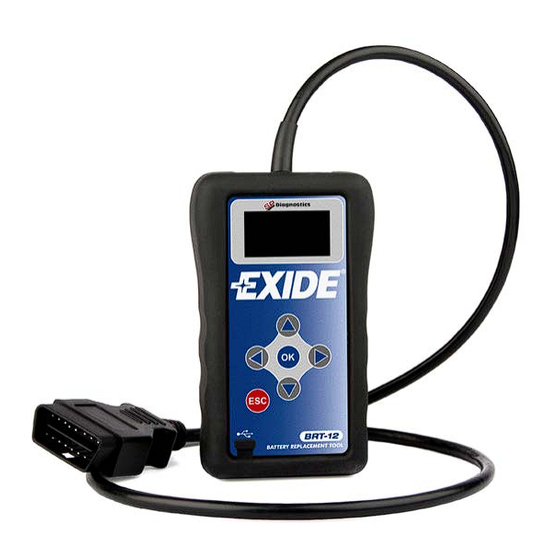 Exide BRT-12 Gebrauchsanweisung
