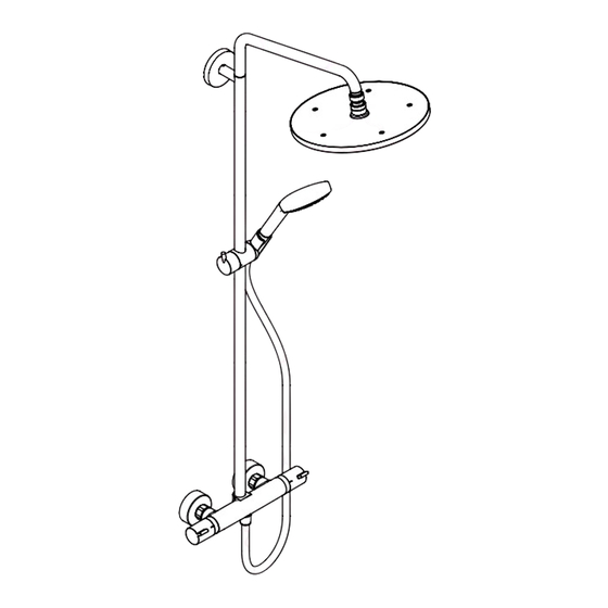 HANSGROHE Showerpipe Picta 26884000 Gebrauchsanleitung, Montageanleitung