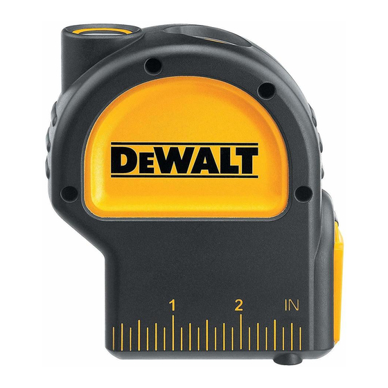 DeWalt DW082 Betriebsanleitung