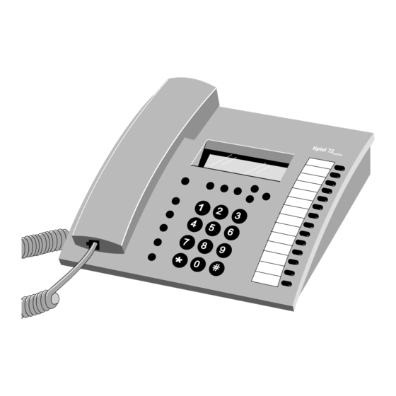 TIPTEL 72 System Bedienungsanleitung