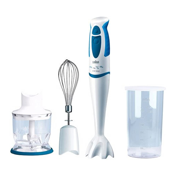 Braun MR 4050 Bedienungsanleitung