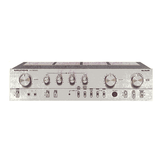 Grundig XV 5000 Serviceanleitung