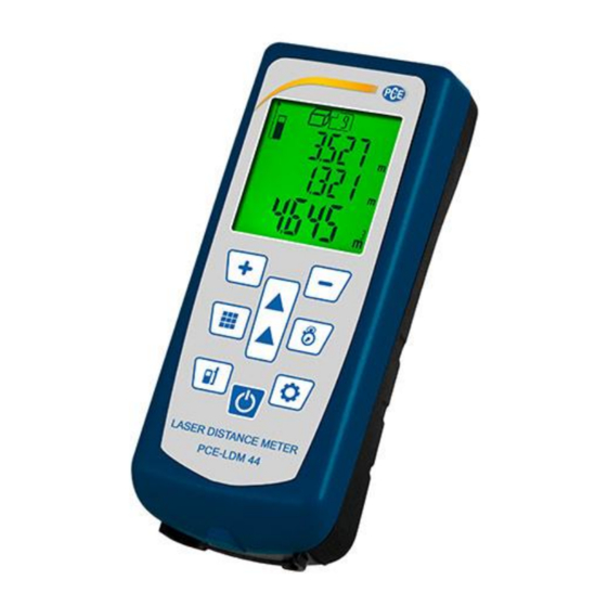 PCE Instruments PCE-LDM 44 Betriebsanleitung