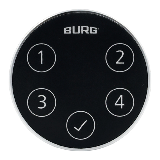 Burg Intro.Code Bedienungsanleitung