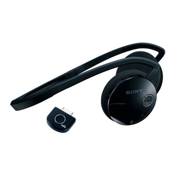 Sony walkman WLA-NWB1K Bedienungsanleitung