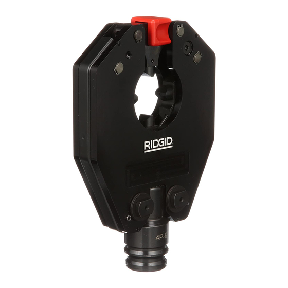 RIDGID 4P-6 4PIN Anleitung