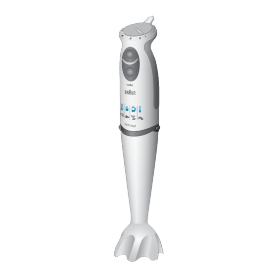 Braun Multiquick professional Bedienungsanleitung