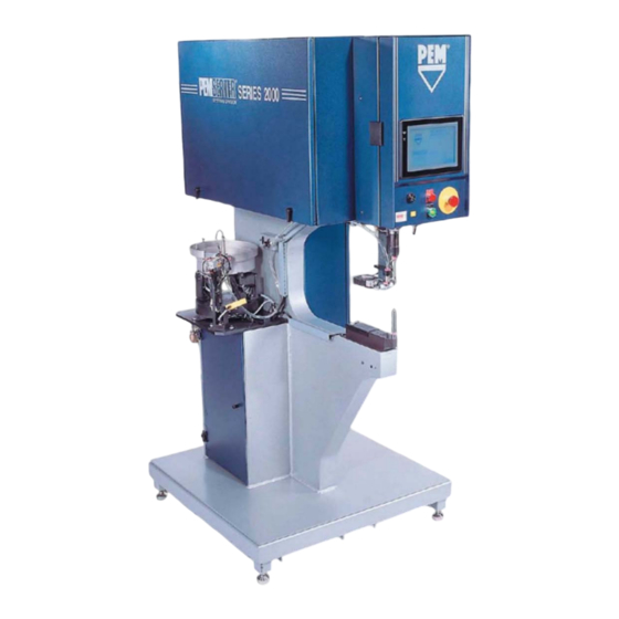 PEM PEMSERTER SERIES 2000 Betriebshandbuch