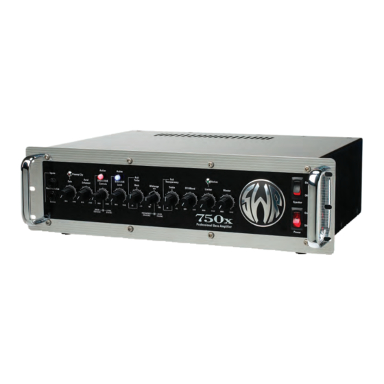 SWR 750x Bedienungsanleitung