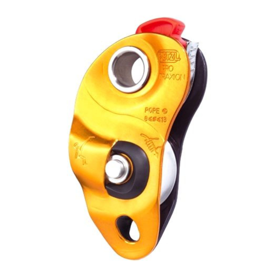 PETZL PRO TRAXION P51 Bedienungsanleitung
