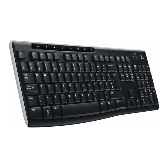 Logitech K270 Bedienungsanleitung