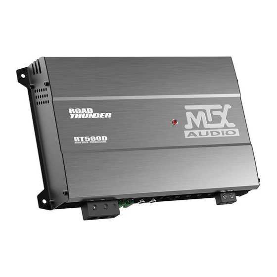 MTX Audio ROAD THUNDER RT500D Bedienungsanleitung