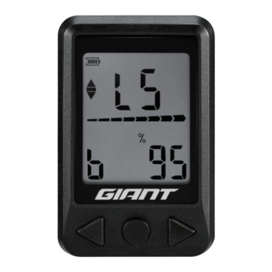Giant RideControl Plus Kurzanleitung