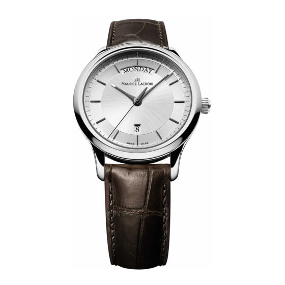 Maurice Lacroix QUARTZ Gebrauchsanweisung