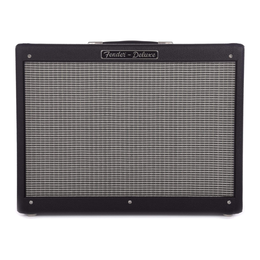 Fender HOT ROD DELUXE Bedienungsanleitung
