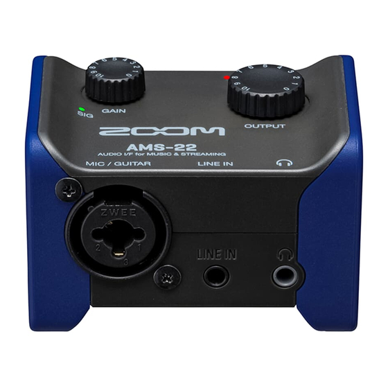 Zoom AMS-22 Bedienungsanleitung