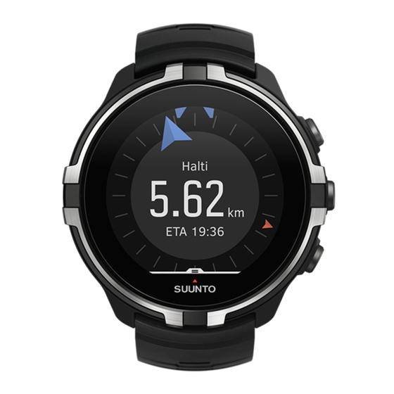 Suunto SPARTAN SPORT WRIST HR BARO 2.5 Bedienungsanleitung