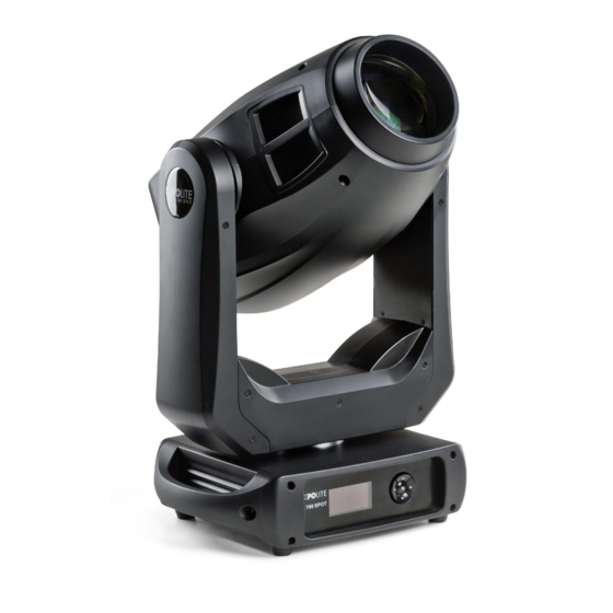 Expolite SL 700 Spot Bedienungsanleitung