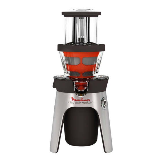 Moulinex INFINYPRESS REVOLUTION ZU500800 Bedienungsanleitung