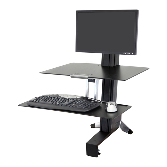 Ergotron Workfit -SR Handbücher