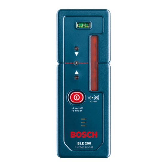 Bosch BLE 200 Professional Handbücher